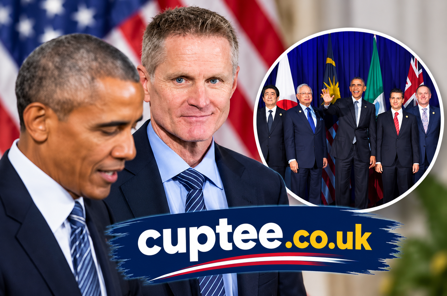 Dirk Van de Put and Barack Obama