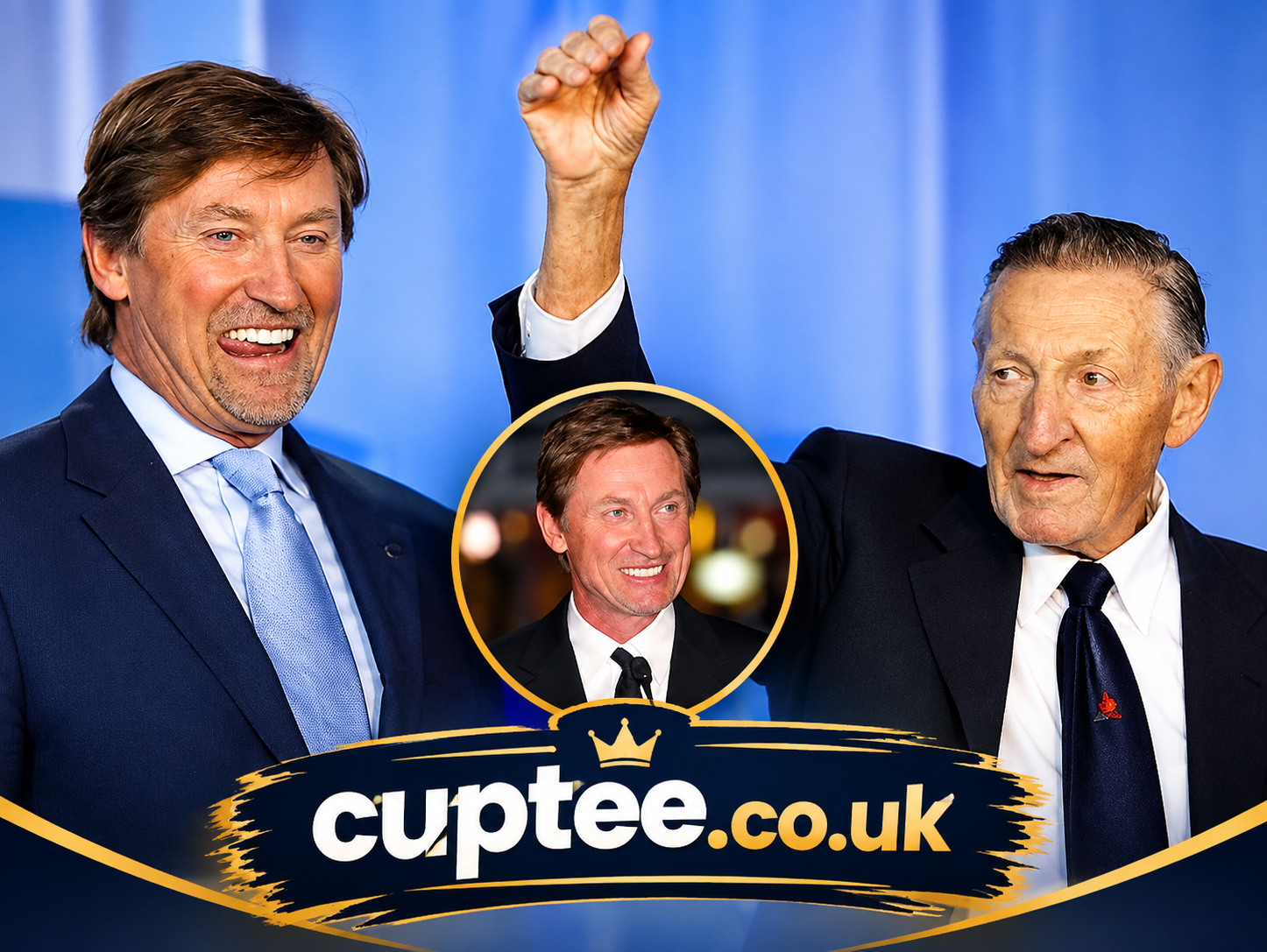 Wayne Gretzky and Miguel Patricio