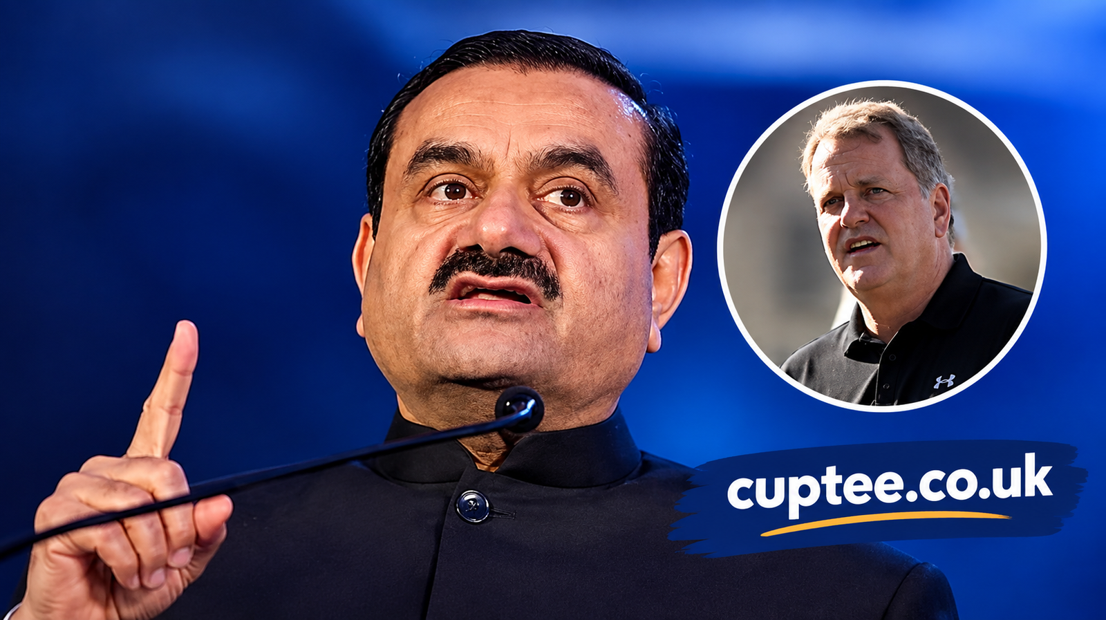 Dave Calhoun and Gautam Adani