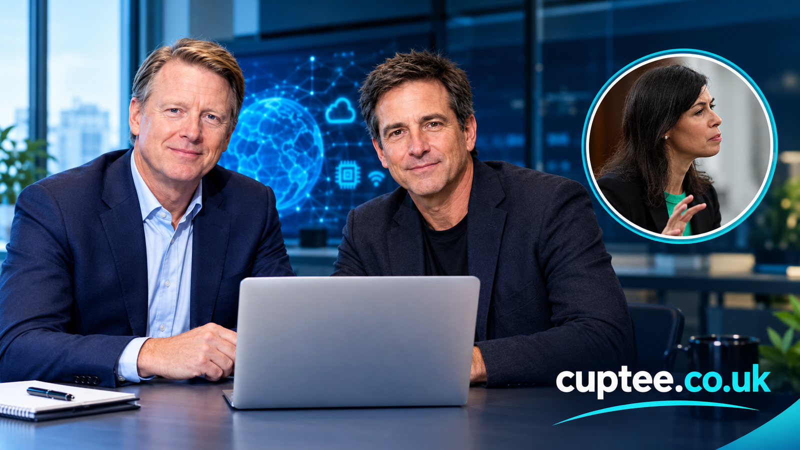Hans Vestberg and Jeff Greene