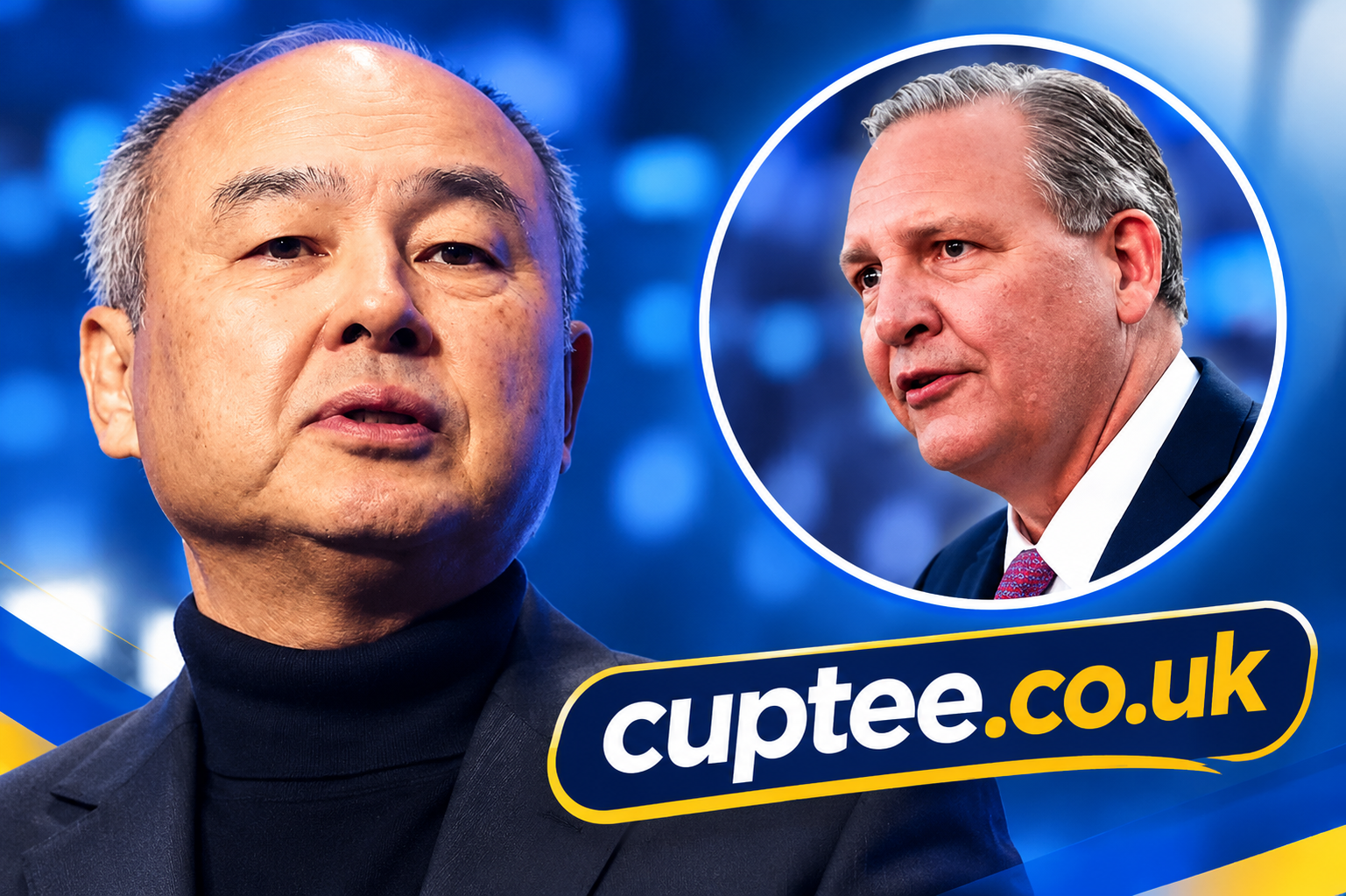 Masayoshi Son and Greg Hayes